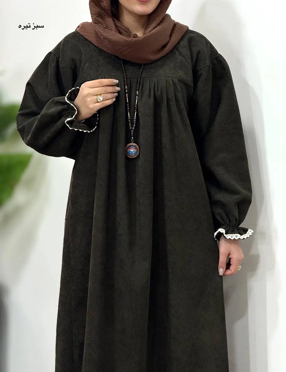 پیراهن مانتویی پاییزه رایلی 5 با کد 4450